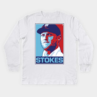 Stokes - ENGLAND Kids Long Sleeve T-Shirt